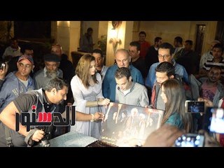 الدستور - «الدستور» تشارك أبطال «أفراح إبليس» تورتة الجزء الثاني