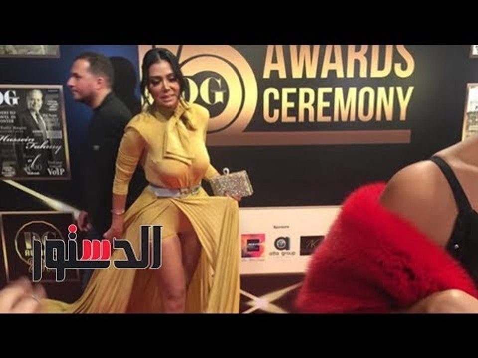 الدستور | رانيا يوسف تثير الجدل في حفل "الدير جست" بفستان أصفر