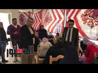الدستور | عميد آداب المنصورة يتفقد امتحانات نصف العام الدراسي