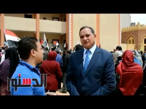 الدستور - رئيس جامعة سوهاج يدلى بصوته فى الانتخابات الرئاسية