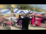 الدستور - سيدات يرقصن أمام لجنة جمال عبدالناصر فى المرج