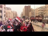 الدستور - فتيات وسيدات مطروح يدعمن «السيسي» بمسيرة حاشدة