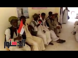 الدستور -  أهالي حلايب يقبلون على اللجان الانتخابية