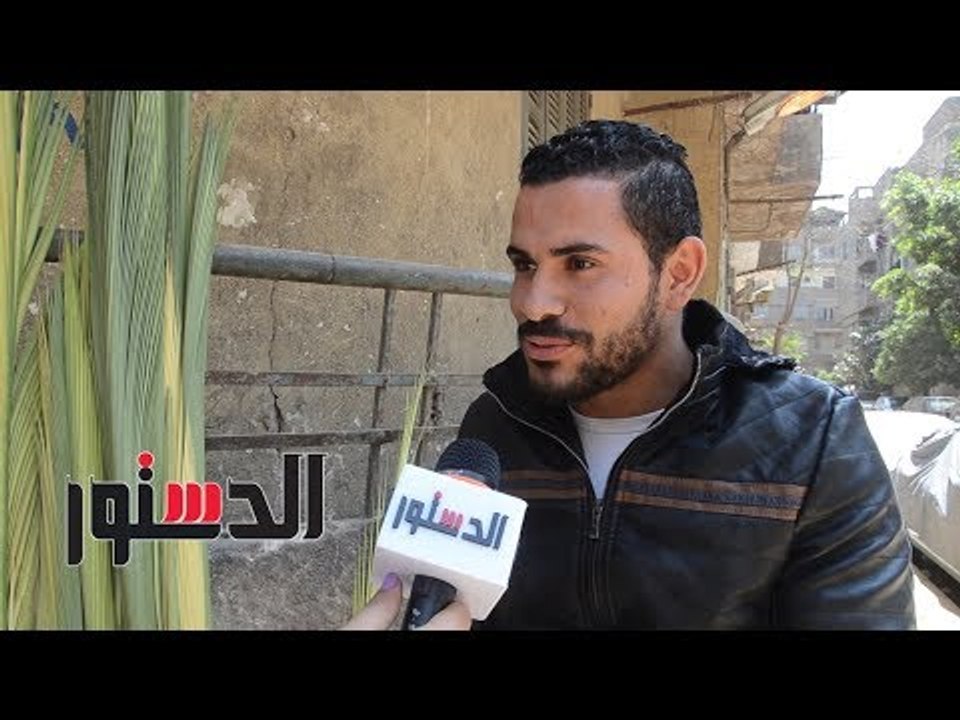 الدستور - طريقة جدل سعف النخيل في أحد الشعانين