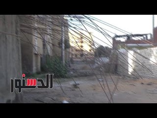 الدستور | أسياخ صرف صحي تثير رعب قرية جبل الزلط في كوم أمبو