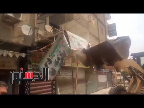 الدستور | حملة مكبرة لرفع الإشغالات والمرافق بشوارع طلخا