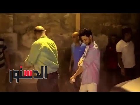الدستور | لحظة وصول احمد جمال لحفل مهرجان القلعة للموسيقي والغناء