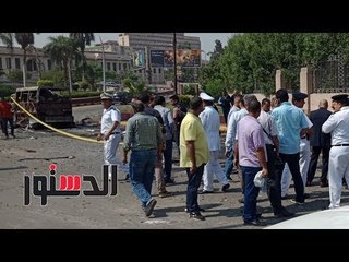 الدستور | آثار حادث انفجار "ملاكي الدقي".. ووصول المعمل الجنائي