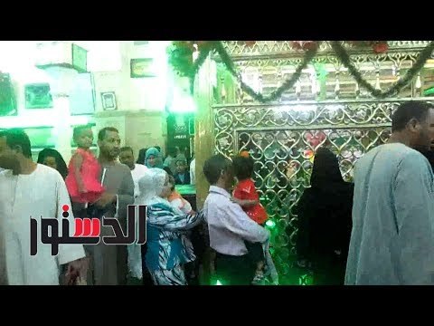 الدستور | إقبال كبير على ضريح القناوي في عيد الأضحى