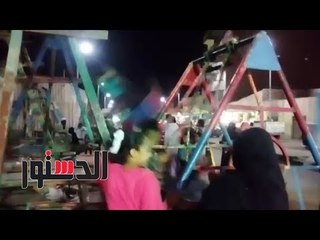 الدستور | "مراجيح المولد" وسيلة للبهجة بـ2 جنية "اللفة"