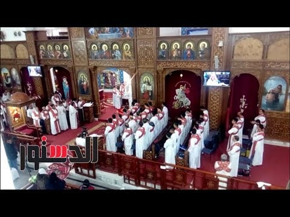 الدستور | بدء قداس عيد الميلاد المجيد بكنائس البحر الأحمر