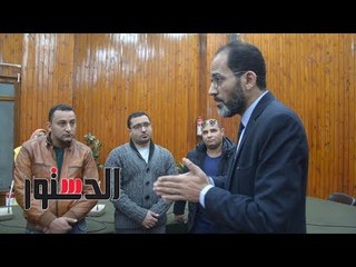 الدستور | "إحنا معاكم" تلتقي العمالة الفنية لتركيب المحطات الشمسية بكهرباء شمال القاهرة