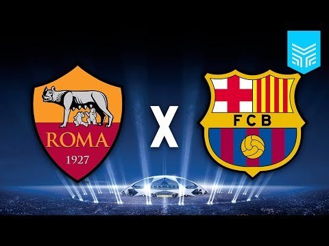 ROMA X BARCELONA - CHAMPIONS LEAGUE (FIFA 18 GAMEPLAY)