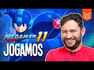 JOGAMOS MEGA MAN 11! PRIMEIRAS IMPRESSÕES | Enemy Zone