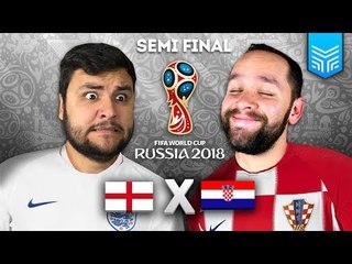 CROÁCIA X INGLATERRA - COPA 2018 (FIFA 18 GAMEPLAY)