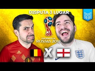 INGLATERRA X BÉLGICA - COPA 2018 (FIFA 18 GAMEPLAY)
