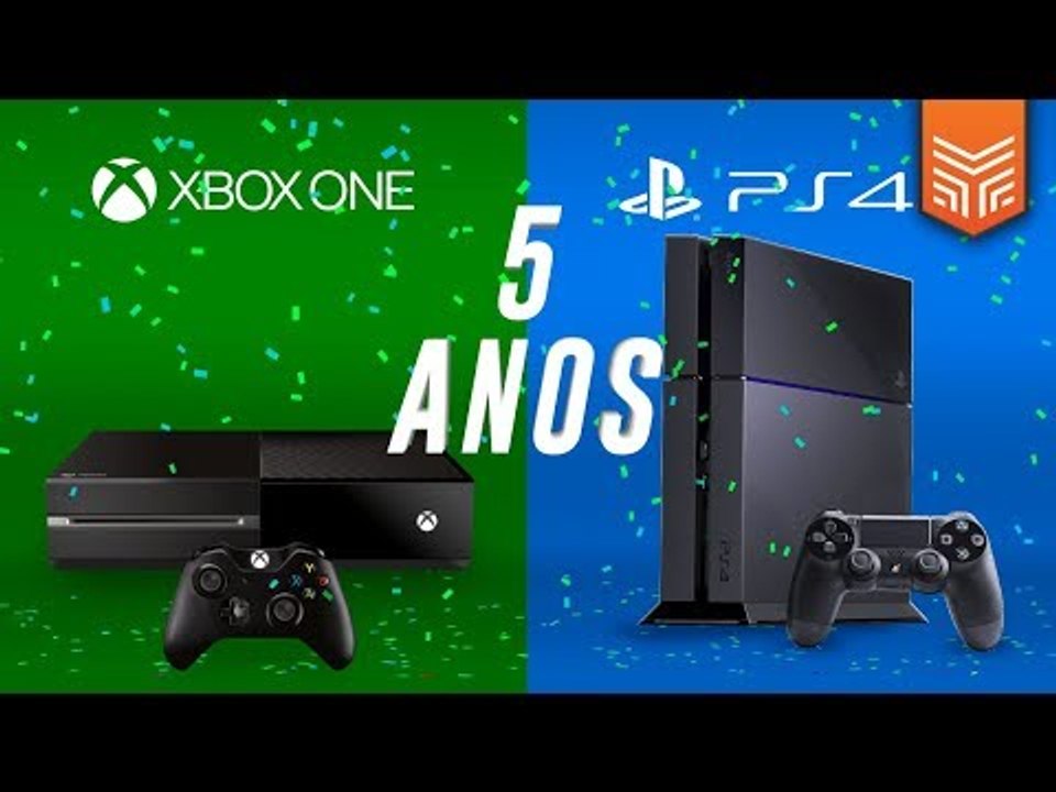 5 ANOS DE PS4 E XBOX ONE