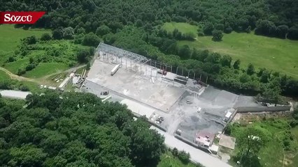 Yeşili katledip kaçak fabrika diktiler