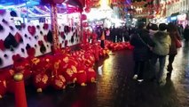 Colourful scenes in London's Chinatown as year of the pig approaches