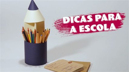 Dicas para a escola: Porta-lápis