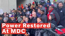Power Restored At Brooklyn Prison Amid Protests