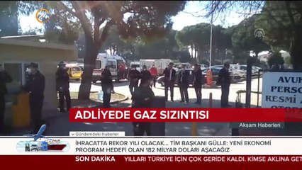 Adliyede gaz sızıntısı