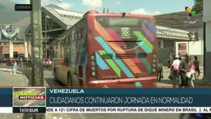Venezuela en total normalidad luego de jornada de movilizaciones