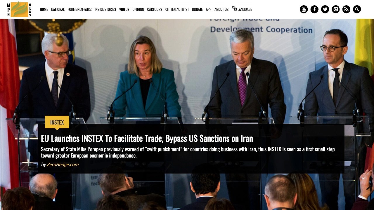 Trump Says US Staying In Syria "To Protect Israel," Regime Change For Profit & FB Deletes Iran Accts