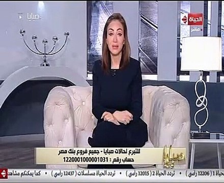ريهام سعيد تبكى على الهواء بعد دعم إعلام المصريين لحملة علاج 100 طفل