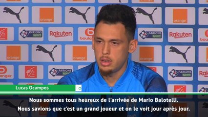 OM - Ocampos : ''Quand Balotelli sera à 100%...''