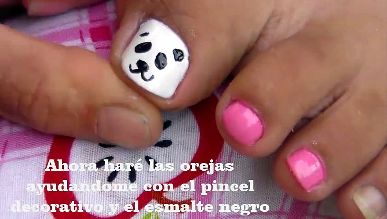 PEDICURA OSO PANDA FACIL
