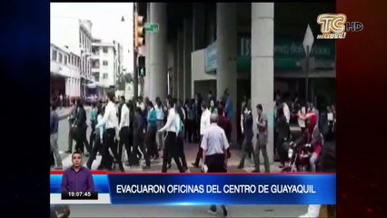 Cámaras del ECU 911 captaron momentos del sismo