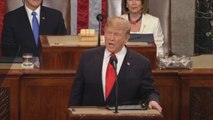 Trump pide unión en su discurso ante el Congreso de EE.UU.