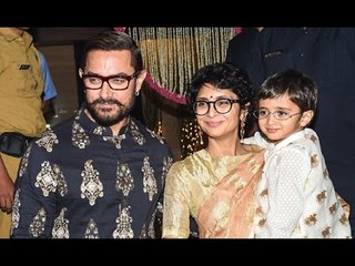 Aamir Khan's Diwali Party With  Kiran Rao & Son Azad | Latest Bollywood Live News & Updates