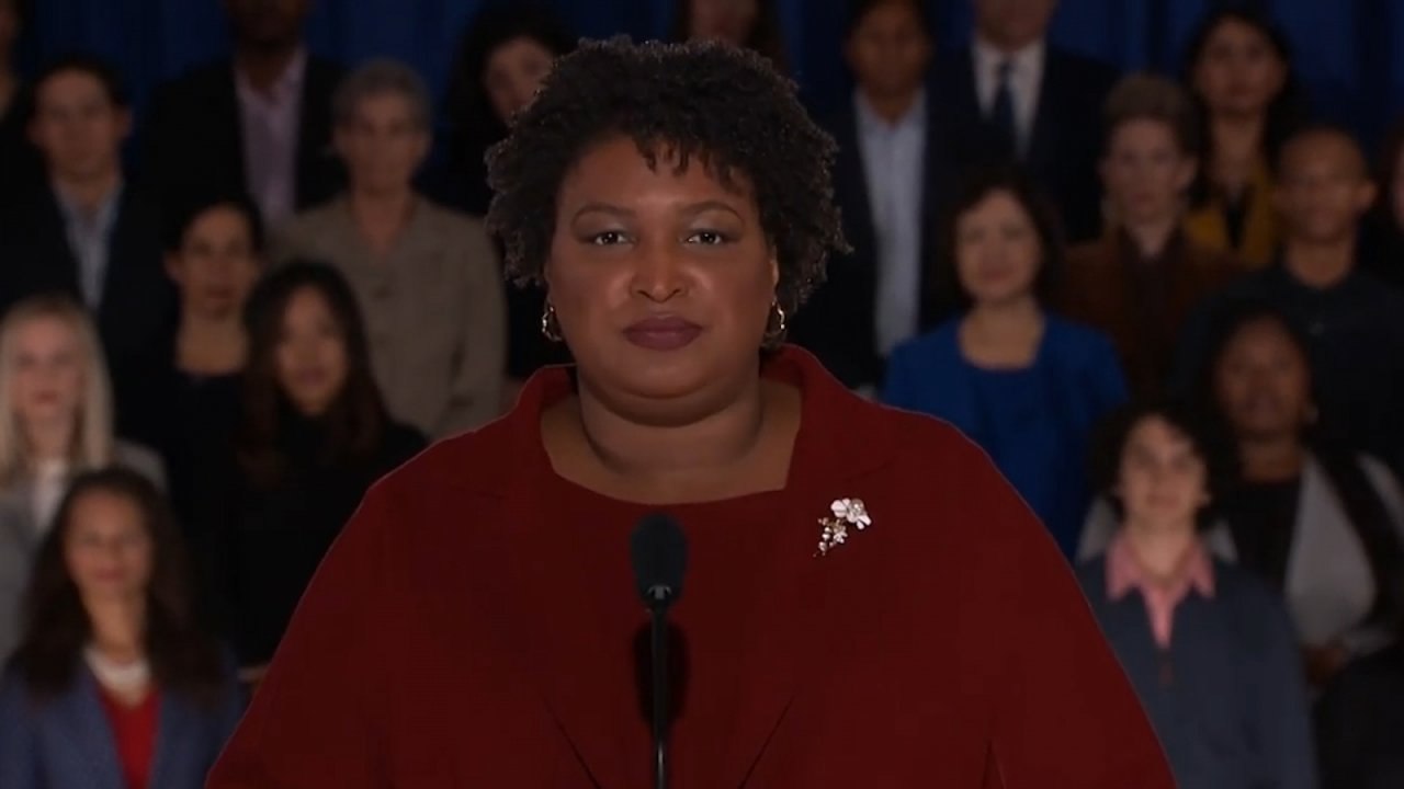 Stacey Abrams Delivers Rebuttal To Trump: 'Amer...
