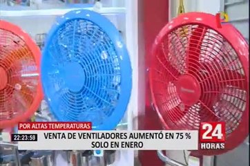 Venta de ventiladores incrementa hasta en un 300 por ciento