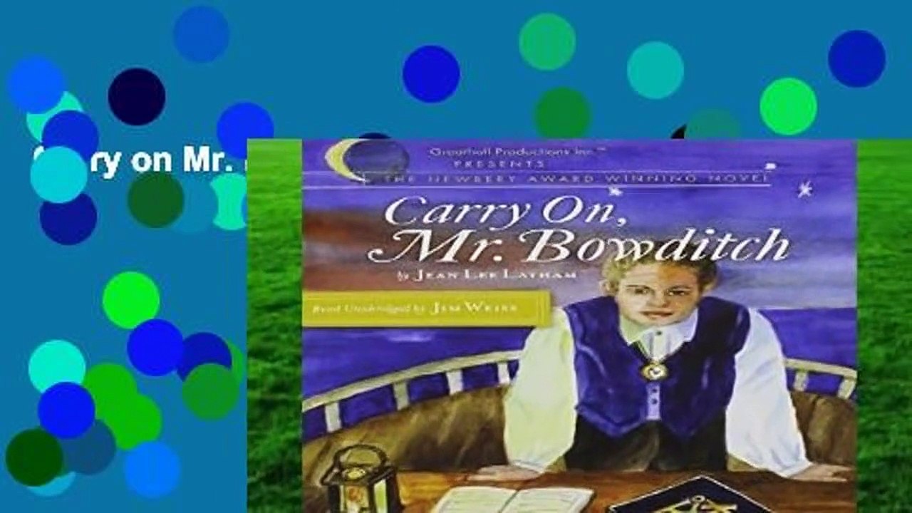 Carry on Mr. Bowditch video Dailymotion