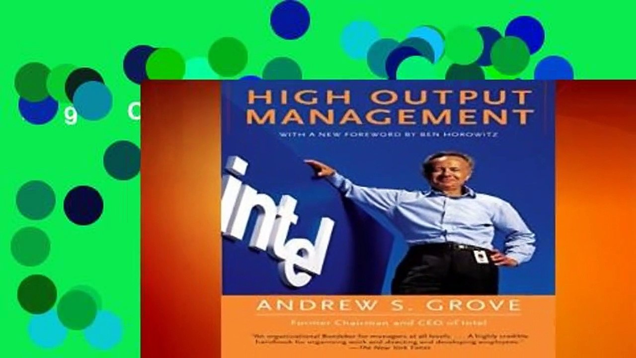 High Output Management