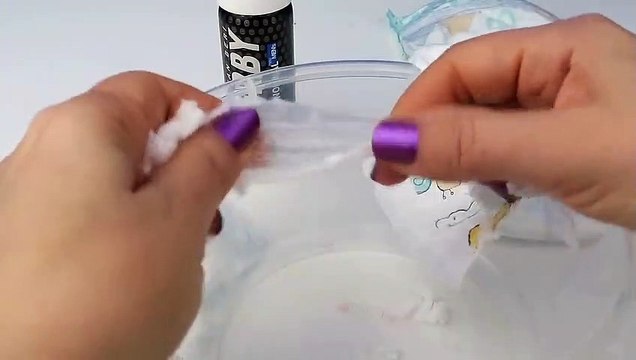 Eğlenceli Slime Challenge!! Yapay kar ile Slime - making instant snow of Cloud Slime Bidünya Oyuncak