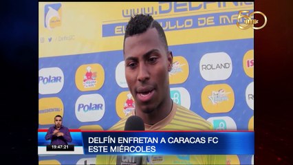 Delfín enfrentará al Caracas FC