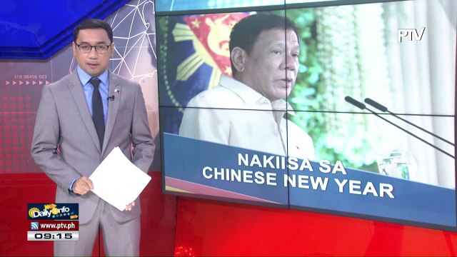 Pangulong #Duterte, nakiisa sa pagdiriwang ng Chinese New Year