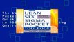 The Lean Six Sigma Pocket Toolbook: A Quick Reference Guide to 100 Tools for Improving Quality and