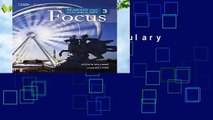 Reading and Vocabulary Focus 3