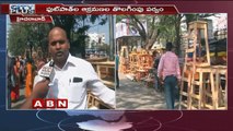 ABN Special Focus on Illegal occupation of Footpath path from kukatpally to Ameerpet | ABN Telugu