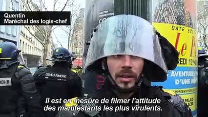 En immersion avec les CRS pour l'acte 12 des "gilets jaunes"