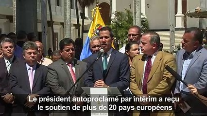 Guaido remercie les Vénézuéliens de lutter pour la démocratie