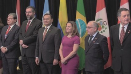 Grupo de Lima se compromete a no considerar la opción militar en Venezuela