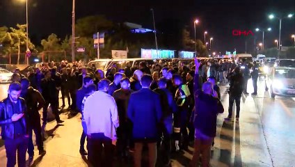 Bu kez UBER sürücüleri eylem yaptı