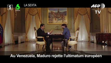 Venezuela: Maduro rejette l'ultimatum européen