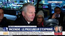 Incendie à Paris: le procureur de la République de Paris déplore 